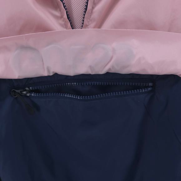 Guess Mens Colorblock Hooded Half Zip Pullover Windbreaker Zipper Front Pocket L - Picture 4 of 13